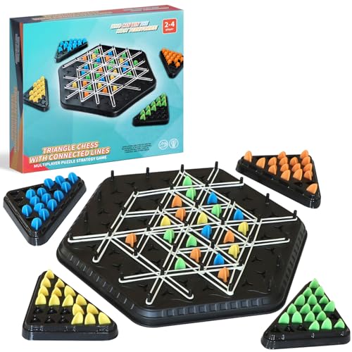 Chain Triangle Chess Game para 2 Jugadores miniatura 1