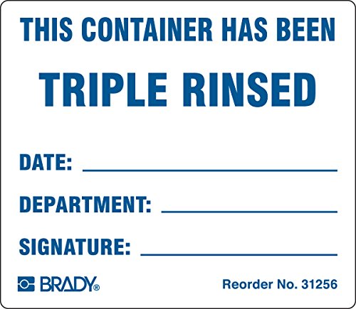 Brady 31256LS Material Handling, Shipping and Receiving Labels, Coated, Paper, 2.5