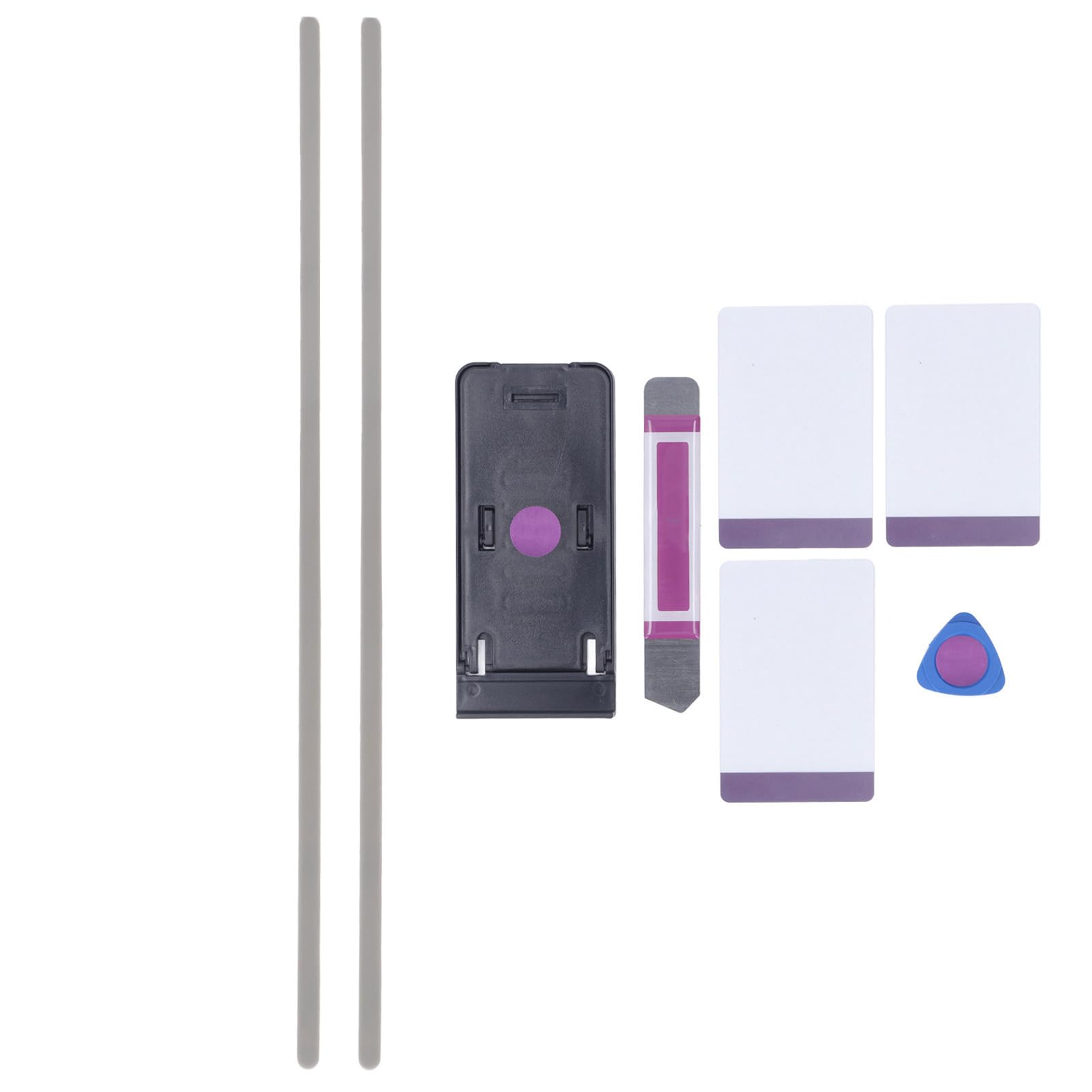 Bandes de Pieds en Caoutchouc pour Laptop Studio 14.4 Pouces, Kit d'Outils, Antidérapants (Grey)