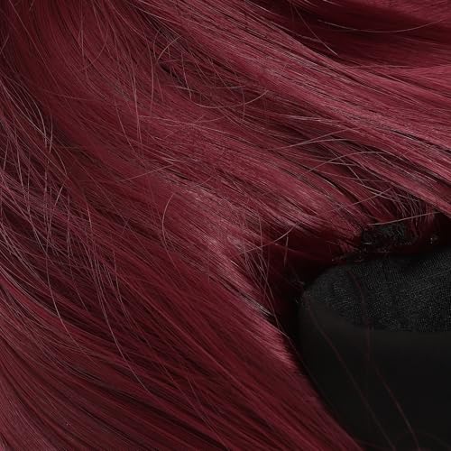 Postiche confortable pour femme long lisse marron style réaliste - 5