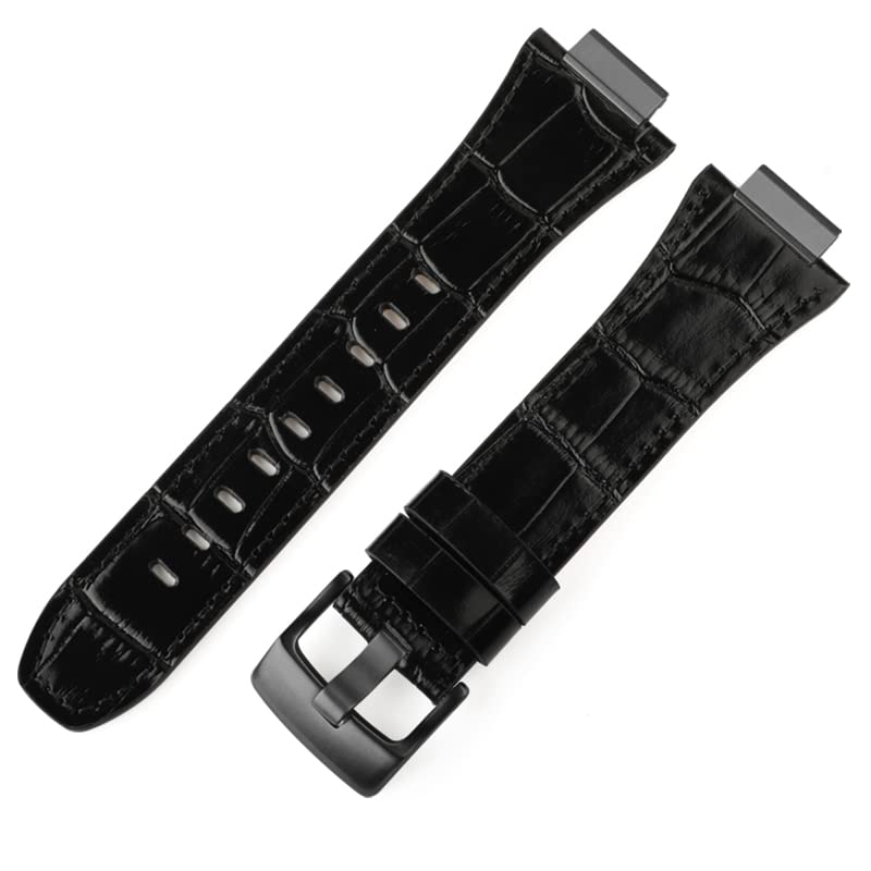 Kit modification Apple Watch boîtier métal bracelet cuir correa pour iWatch 44 45 mm