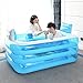 Inflable baño, la bañera se pliega, bañera de adultos engrosada bañera barril...