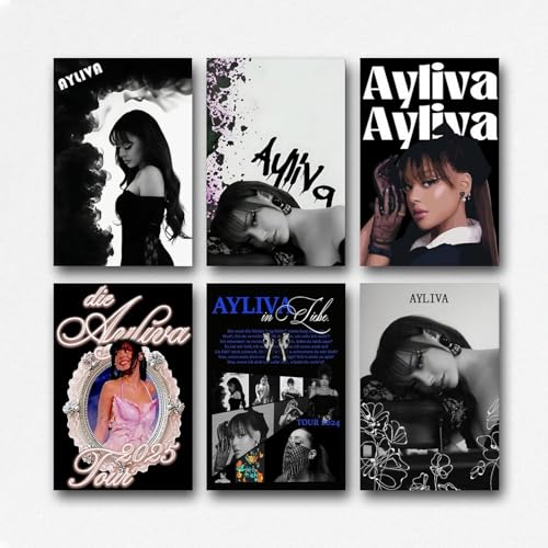 Affiches Ayliva contre les murs vides lot de 6 toiles vintage esthétiques pour raviver une chambre
