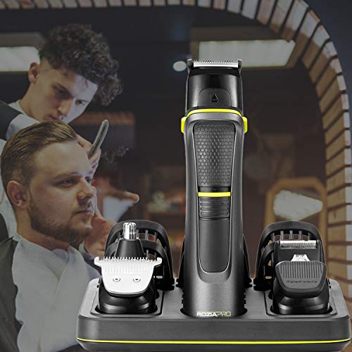 Beard Trimmer Professional Hair Clippers 14 in 1 Grooming Kit Waterproof Hair Trimmer for Men Rechargeable Cordless Hair Mustache Trimmer Body Groomer Trimmer with Storage Dock - Thumbnail 7