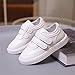 Zonkacen Boy's Girl's Non Slip Fashion Lightweight Hiking Sneakers for Spring Autumn Outdoor Walking Street School Sport Athletic Mountain White 10 Little Kid