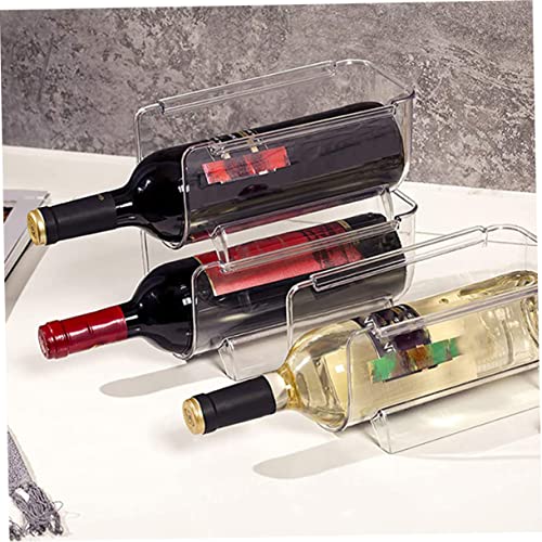Soporte minimalista para botellas de vino 4 unidades miniatura 5