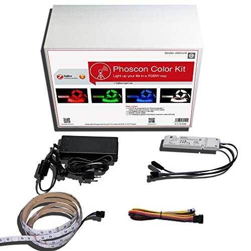 Phoscon Color Kit voor aantrekkelijke lichtregeling als complete oplossing - met krachtige ledstrips op 5 m lengte.