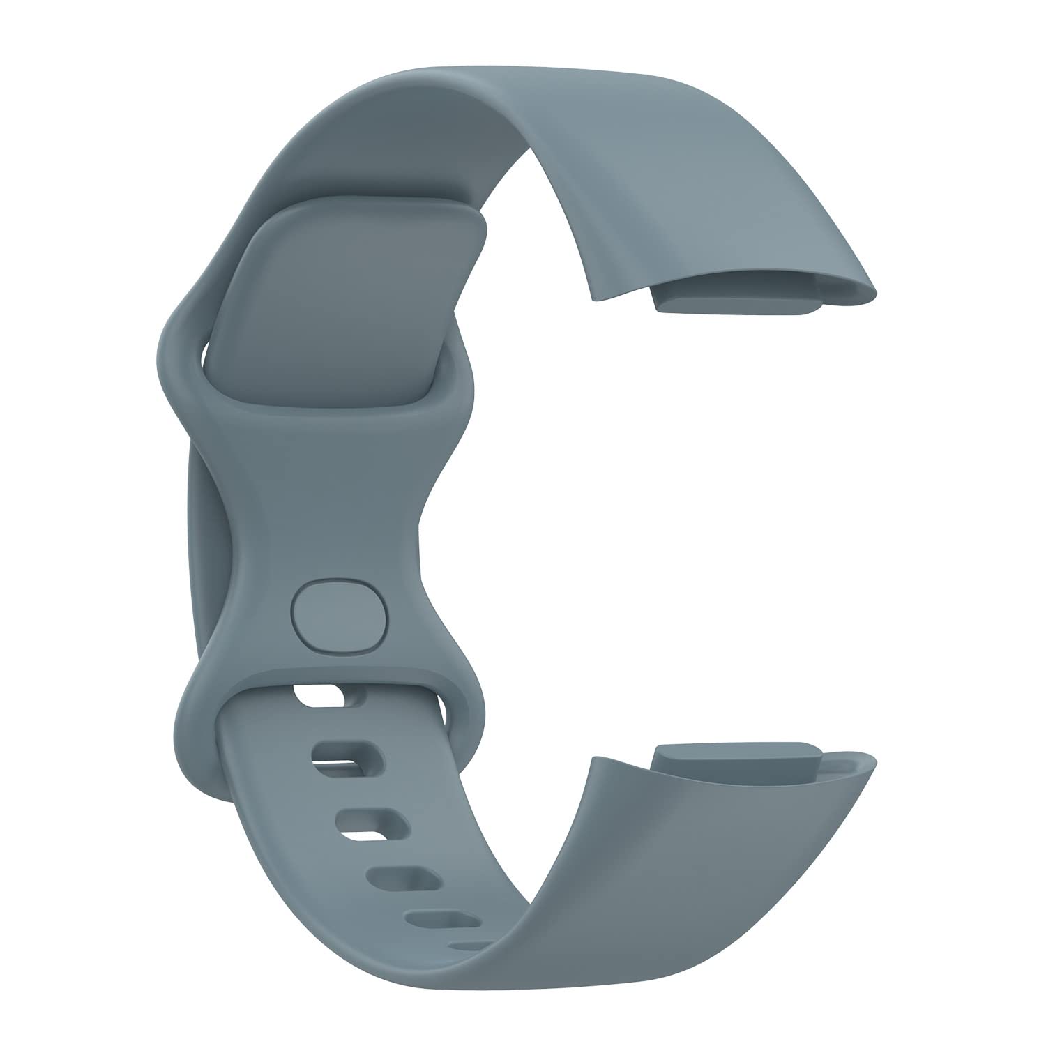 Muovrto Strap for Fitbit Charge 5/Charge 6,Silicone Replacement Sport Waterproof Adjustable Watch Band for Men and Women - Image 4
