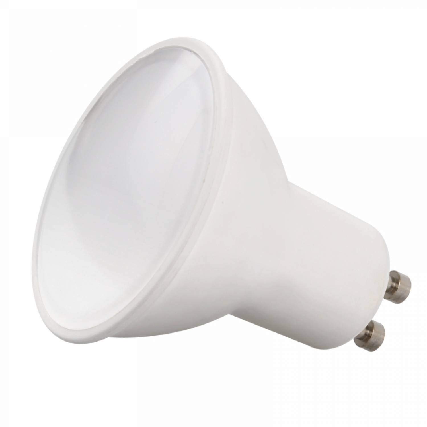 10x GU10 9 vatios blanco cálido juego de lámparas LED - bombilla con cristal frontal mate 230V - bombilla