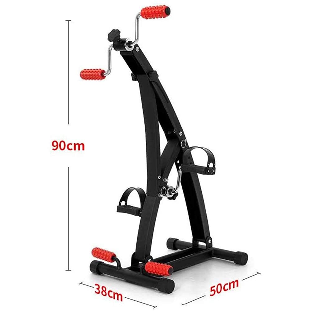 Pedale Ginnico - Pedale Portatile per Esercizi per Piedi, Mani, Braccia, Gambe con Rullo per Massaggio Mani e Piedi, Attrezzatura da Palestra per Riabilitazione Fitness per Anziani