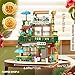 3 in 1 Street View Coffee Shop City Building Set, Compatible with City House Modular Simulation Architecture Construction Toy with LED Lights, Gift for Adults and Girls Kids Aged 8+(875 PCS)