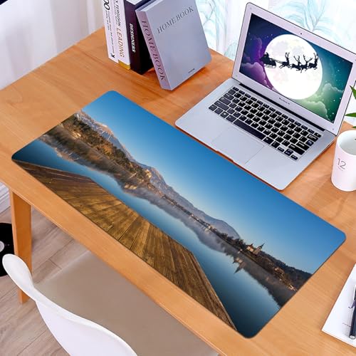 KDWJS Tappetino per mouse XXL Speed Gaming – 90x40 cm – XXL Mousepad – base antiscivolo – migliora la precisione e la velocità – Arte, Ponte Vecchio sul Fiume con Paesaggio Montano KDWJS Tappetino per mouse XXL Speed Gaming – 90x40 cm – XXL Mousepad – base antiscivolo – migliora la precisione e la velocità – Arte, Ponte Vecchio sul Fiume con Paesaggio Montano