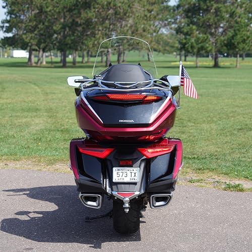 GT Marvel Sequential Trunk Light for Goldwing 2021+ GL1800 Black, Brake, Running, Sequential Red Turnsignals by Show Chrome 52-970RBK by Show Chrome Accessories - Image 6