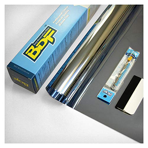 Bdf HRD-PN-79052127 S05 Heat Control Daytime Privacy One Way Mirror Window Film Silver 5 thumb #1