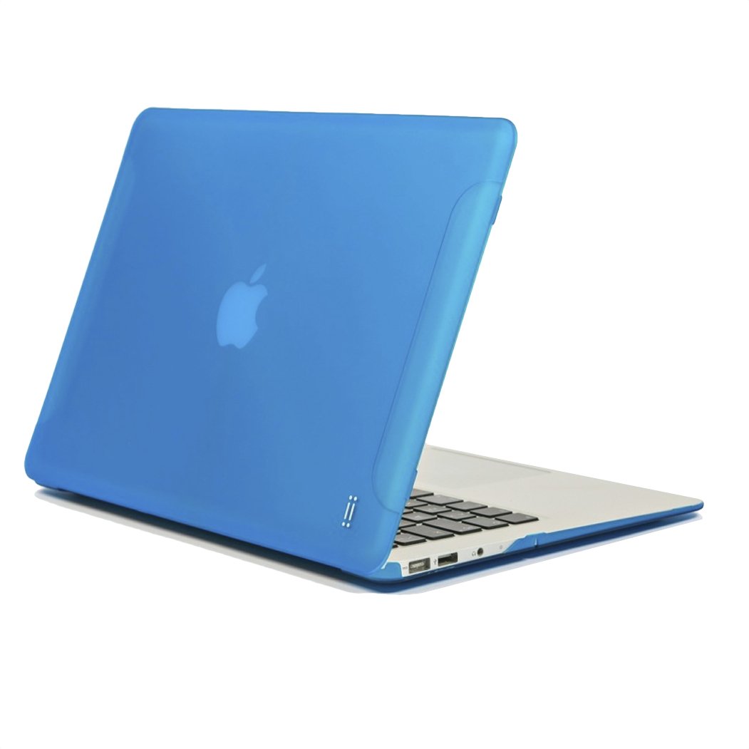 aiino - Twardy pokrowiec ochronny do MacBook Air 11" I etui ochronne I gumowana obudowa MacBook I matowe etui do MacBook Air 11 cali I ultracienkie I akcesoria MacBook Air I etui ochronne na laptopa Apple - niebieskie