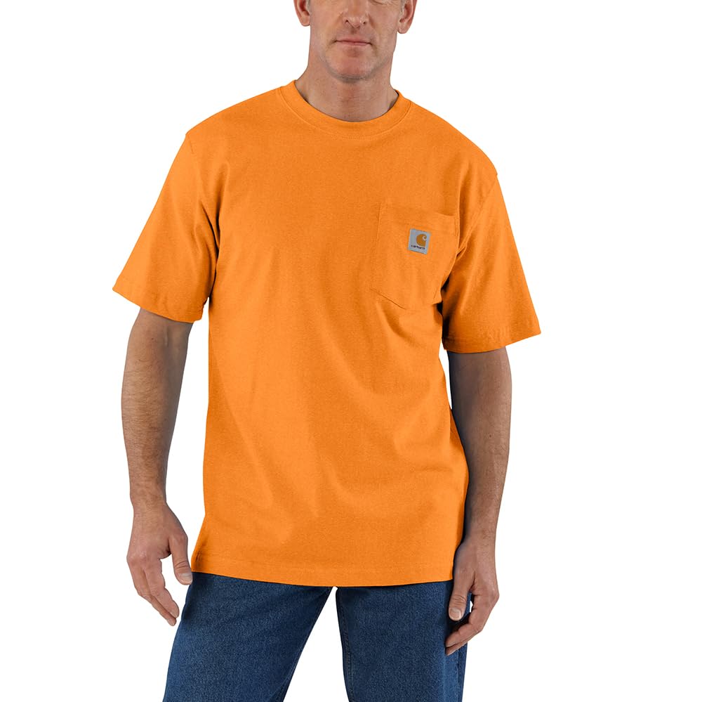 Carhartt Mens Loose Fit Heavyweight Short-Sleeve Pocket T-Shirt (Also Available in Big & Tall) CloseoutWork Utility T-Shirt — view 58