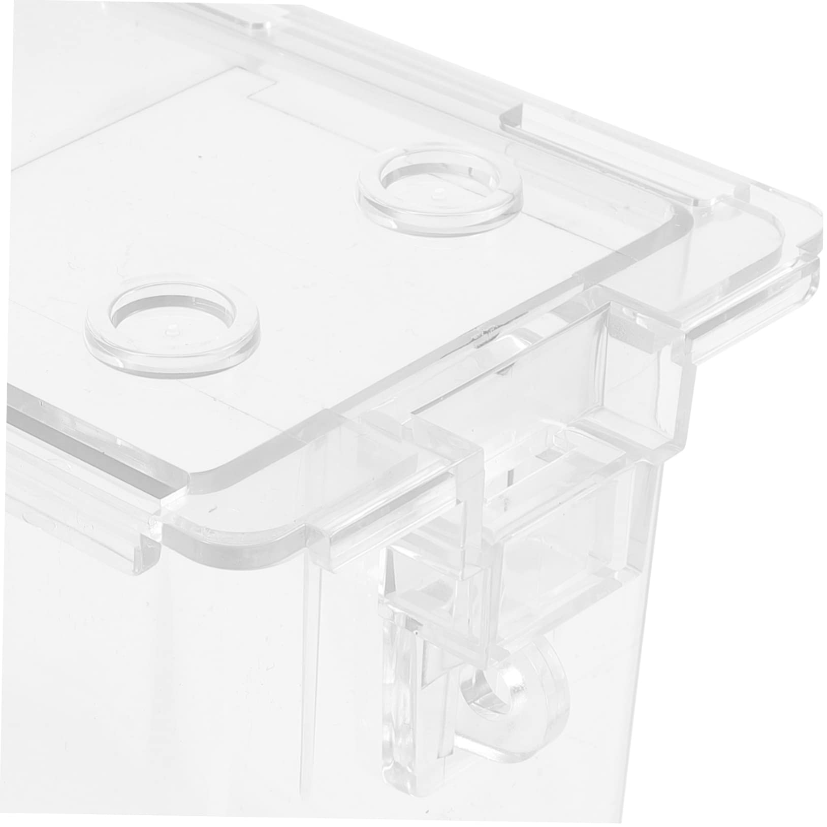 Yardwe Transparent Poker Cards Case Deck Capacity Storage Box for Organizing Crafts Jewelry More Elegant Design Sturdy Practical for Home Events