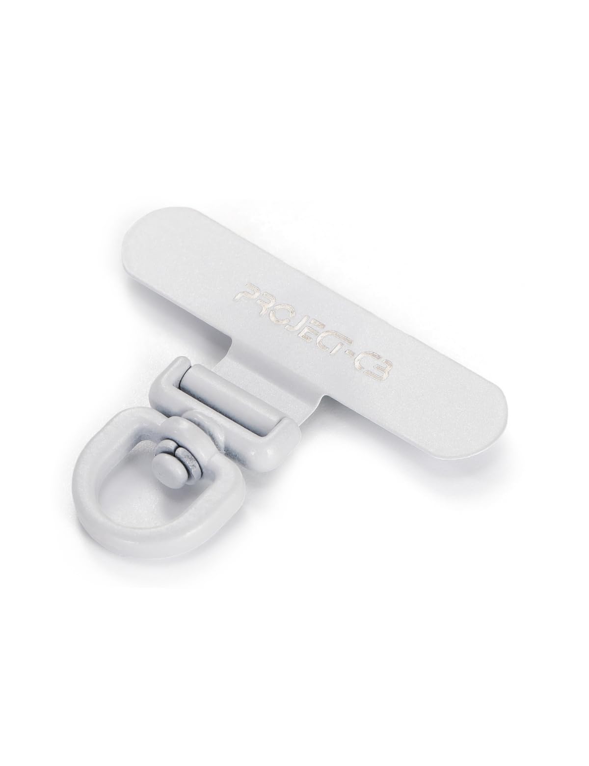project-cb Phone Lanyard Tether Tab,Phone Strap Metal Patch,Universal Phone Lanyard Tether Patch Without Adhesive(White)