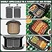 2Pcs Ninja Air Fryer Accessories, Air Fryer Racks 304 Stainless Steel, Airfryer Rack for Dual Drawer AF300UK AF400UK 7.6L-10.4L Compatible with Ninja, Cosori, Russell Hobbs Double Drawer Airfryer