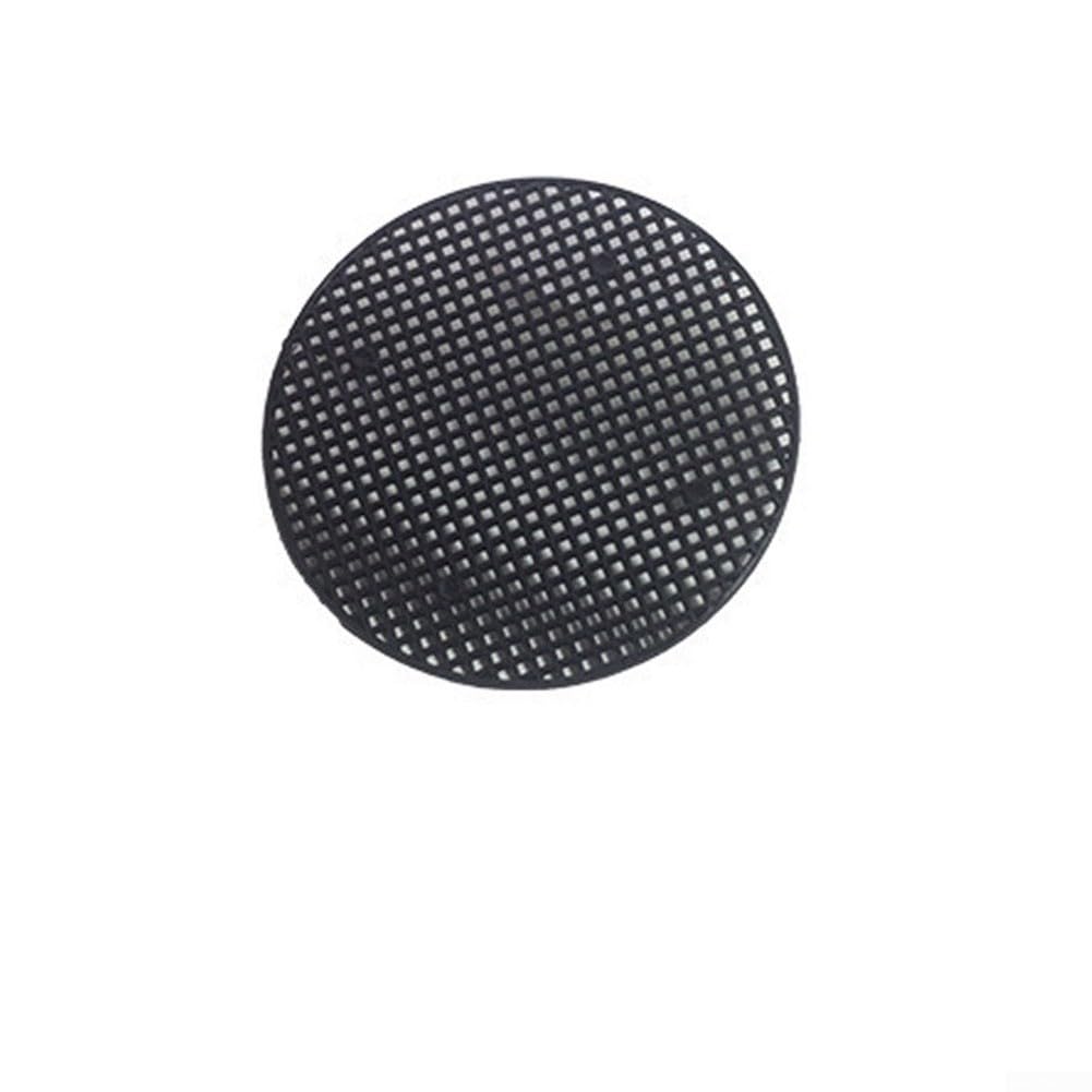 10 Pack Flower Pot Mesh Pads Round Drainage Grid Mats Plastic Pot Hole Covers For Bonsai Soil Retention Discs Ceramic Bottom Guards Black(12cm)