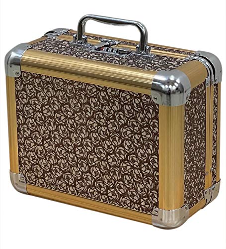 Image of Adson Professional Beauty Makeup Cosmetic Vanity Case /Box (COPPER)