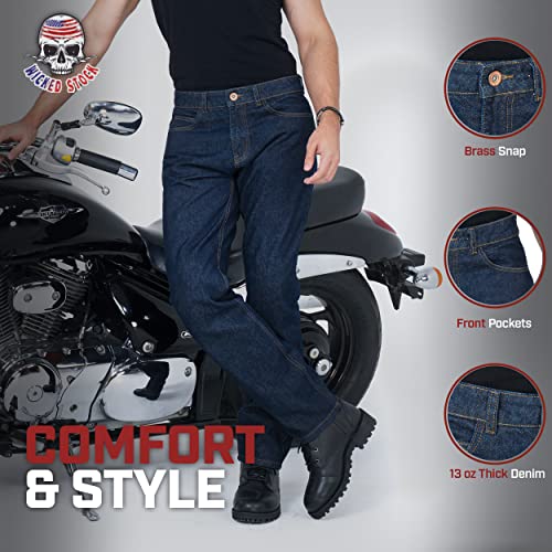 WICKED STOCK Motorcycle Jeans with CE Level2 Armor