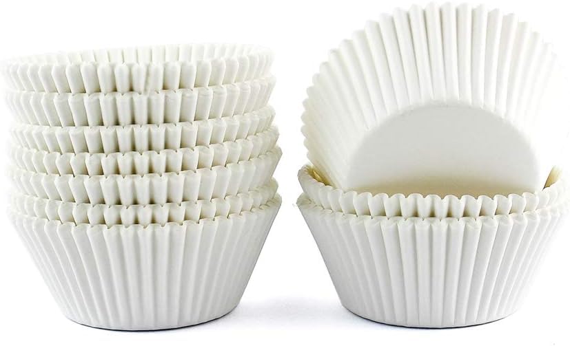100Pcs/Lot Pure White Cupcake Liners Food Grade Paper Cup Cake Baking Cup Muffin Kitchen Cupcake Cases Cake Molds Hot