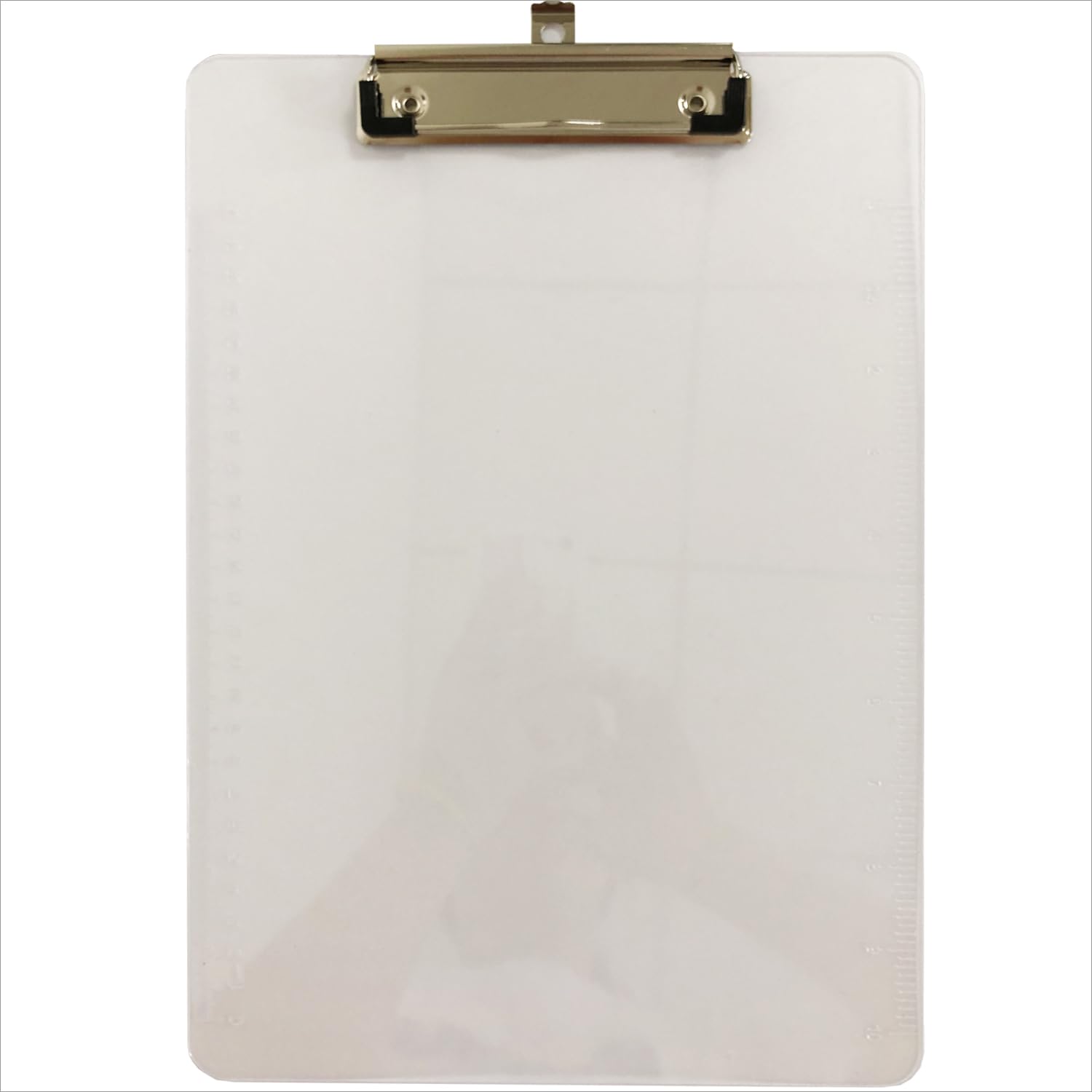 ACROPAQ Clipboard - 1x Transparent A4 PS Clipboard - Versatile, Durable, and Stylish - Perfect for Office and School Use