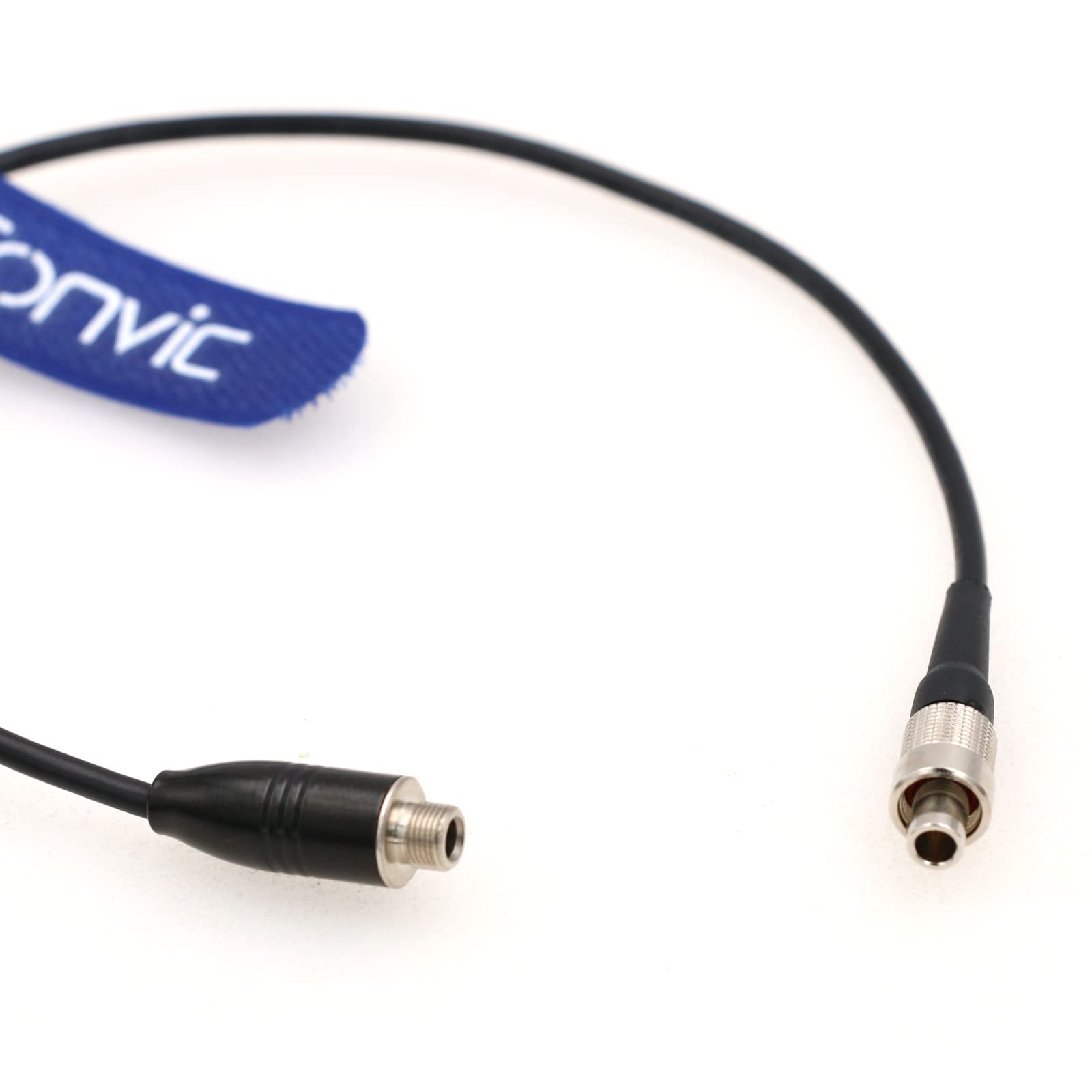 Eonvic Audio Cable Locking Locking 3.5mm Female Jack to FVB 00B 3 pin Male for Sennheiser ME2 to SK50 SK250 SK2000 Zaxcom TRX Transmitter 30cm - Image 2