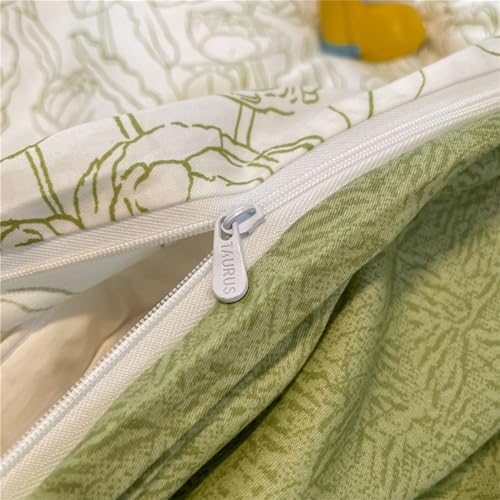 Housse de couette coton 200x230 parure de lit motif floral - 3