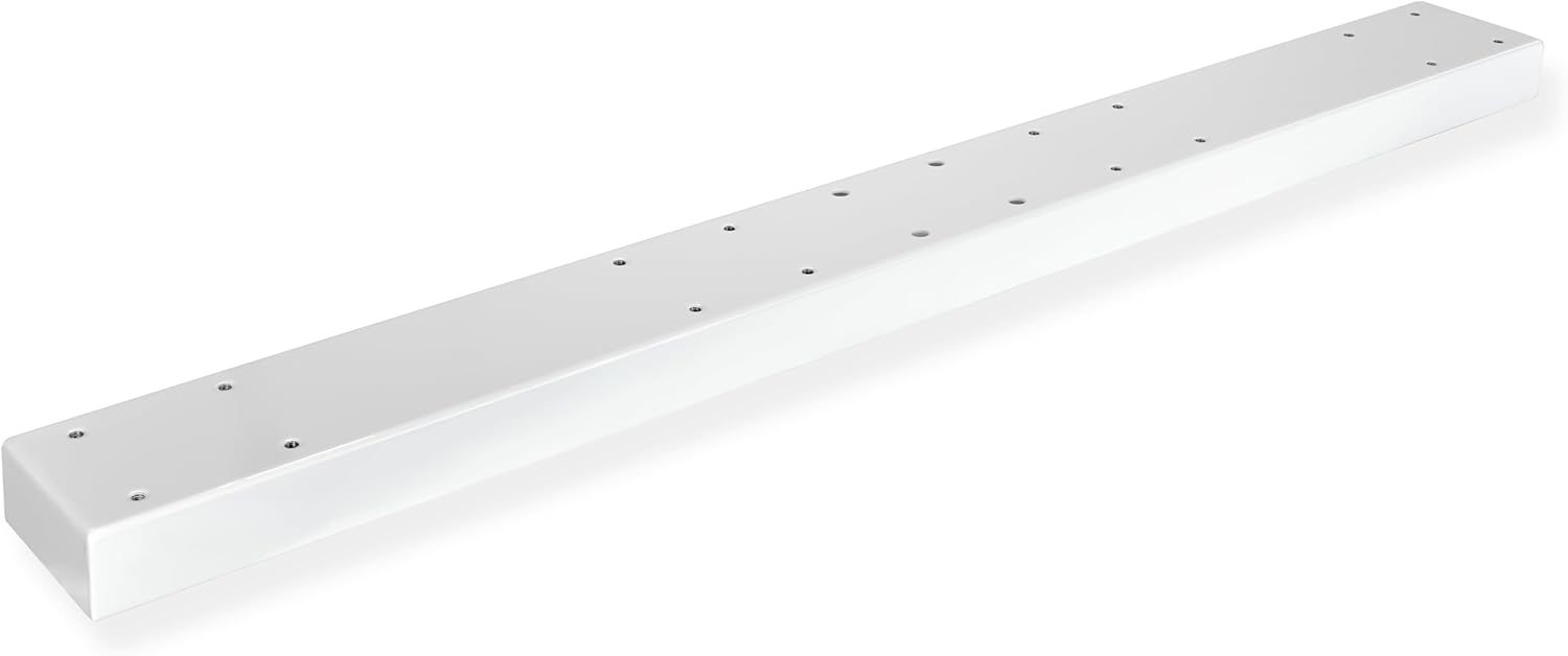 Mail Boss 7133 4 Box Spreader Bar, Alpine White Cluster Mailbox Beam Alpine White Four Box Spreader
