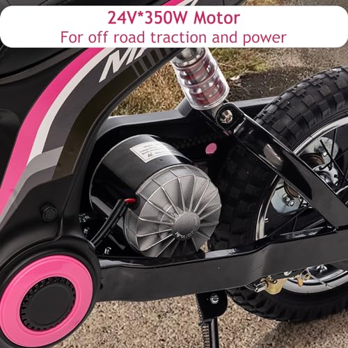 Garveelife X6BEJCID_ZRPOXNFSRMIRQO3M 24V Electric Dirt Bike For Kids 8-14 thumb #4