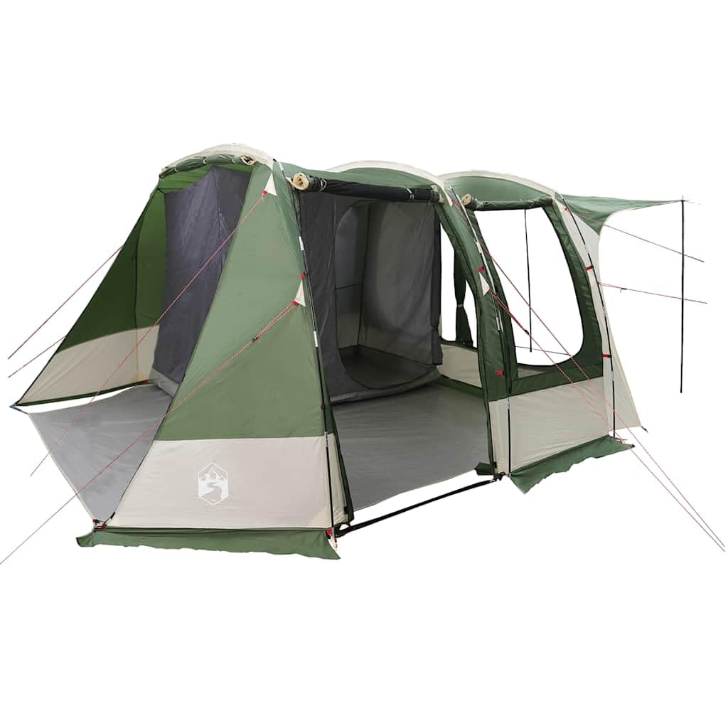 Tente de Voiture Imperméable Vert Polyester,Abri de Camping avec Double Entrée,Tente de Toit pour Voiture et Tentes Familiale,Compatible avec la Plupart des Véhicules,403x325x209cm