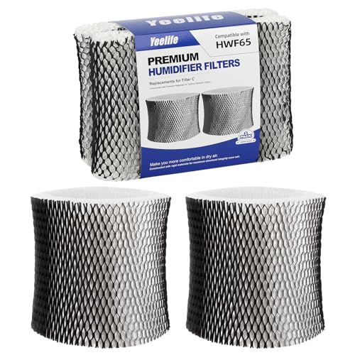 6 Pack HWF65 Humidifier Filter Compatible with Holmes Humidifier Filter, Replacement Humidifier Filter C, HWF65PDQ-U
