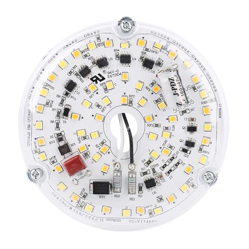 ULIKELED 4“ 18W Color Changeable Ceiling Fan LED Light Replacement, 3000K/4000K/5000K Selectable...