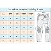 Womens-Outdoor-Lightweight-Quick-Dry-Hiking-Pants-Sportswear-Cargo-Zipper-Pockets-with-Belt Satankud Women's Outdoor Lightweight Quick Dry Hiking Pants Sportswear Cargo Zipper Pockets with Belt Thin Black M-30W