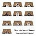 BAGEYOU Personalized Dog's Name Doormat with My Love Dog Yorkshire Yorkie Welcome Floor Mat No Need to Knock I Know You're Here 23.6 X 15.7