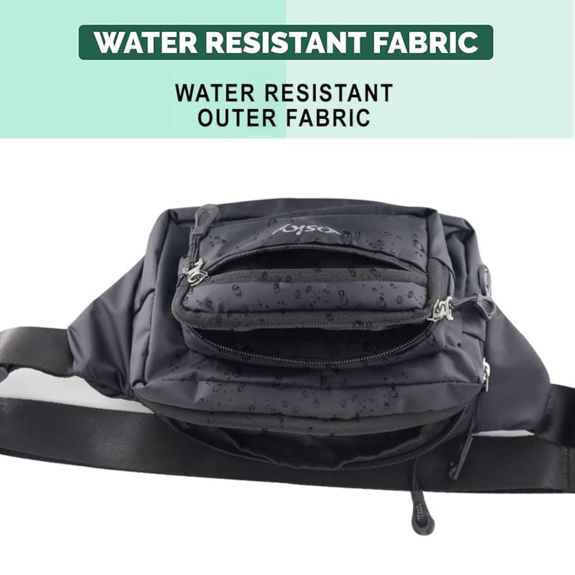 Fashion Polyester Fanny Pack with Adjustable Belt