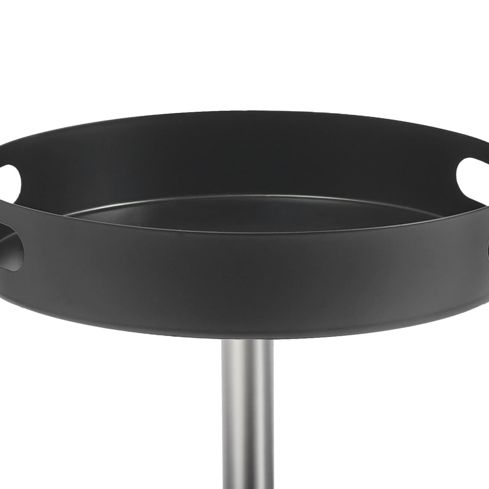 Étagère à Épices 2 Niveaux Rotative à 360°, Organisateur de Cuisine en Acier au Carbone, 30,5 x 35cm, pour Bouteilles d'assaisonnement (Noir)