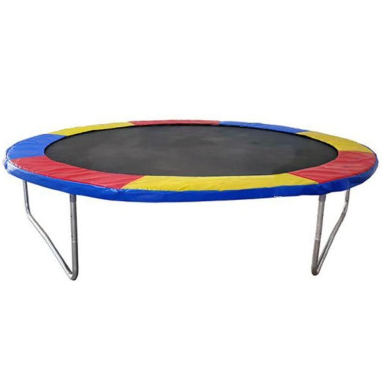 Protezione per Bordo di Tappeto Elastico Ø244/305/366/427cm, Copertura del Bordo del Trampolino, Cuscino di Sicurezza di Sostituzione, Resistente ai Raggi UV & Antistrappo