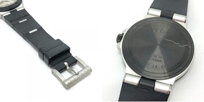 BVLGARI ALUMINIUM AL38TA自動巻 BVLGARI ブルガリ AL38TA アルミニウム 自動巻き メンズ腕時計