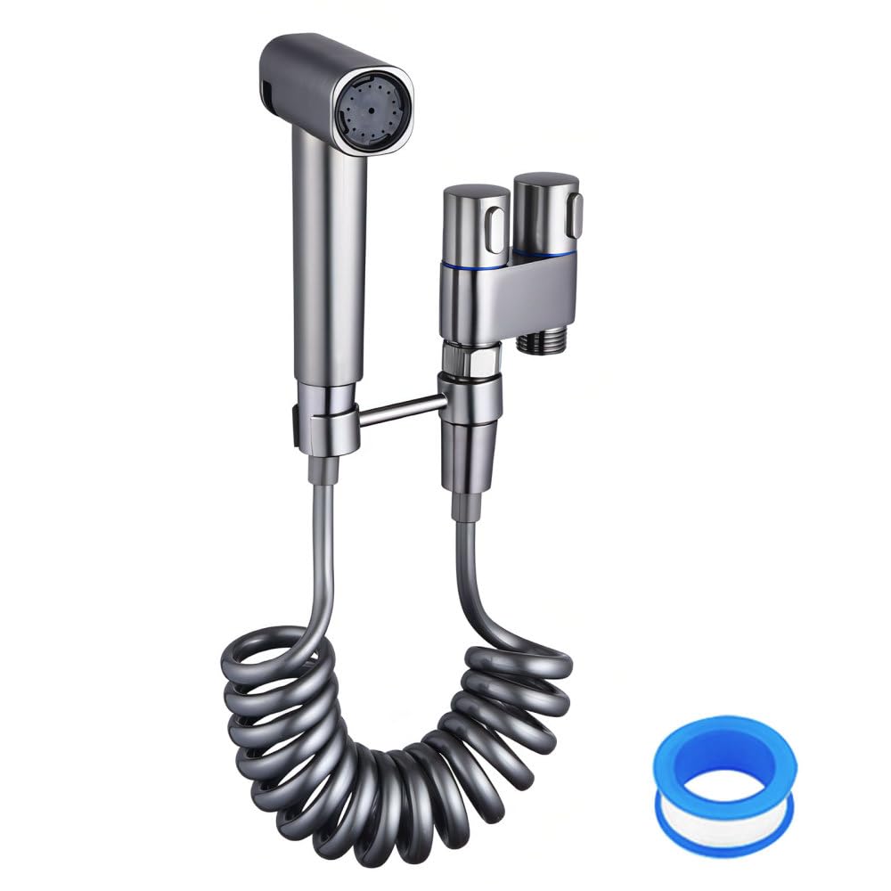 Kit spruzzatore per bidet portatile, attacco spray per WC con tubo da 300 cm per la pulizia del bagno, pannolini, igiene degli animali domestici e servizi igienici