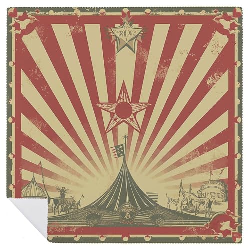 Servilletas de Tela Vintage Circus 18x18 Pulgadas Set x2 miniatura 6