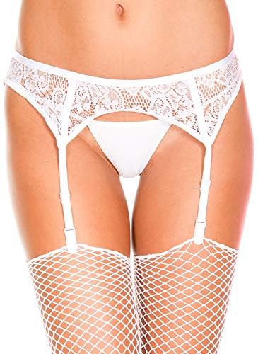 Image of ToBeInStyle Women's Lace Classic Elegant Sheer Garter Belt