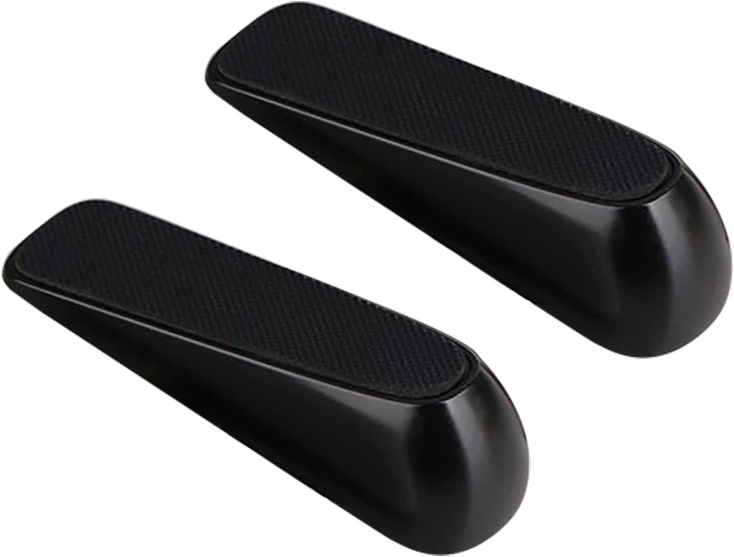 LCANALLYMS Door stoppers, Door Stopper Wedge, Stop,Floor Mounted Wedges,Heavy Duty Metal(Black)