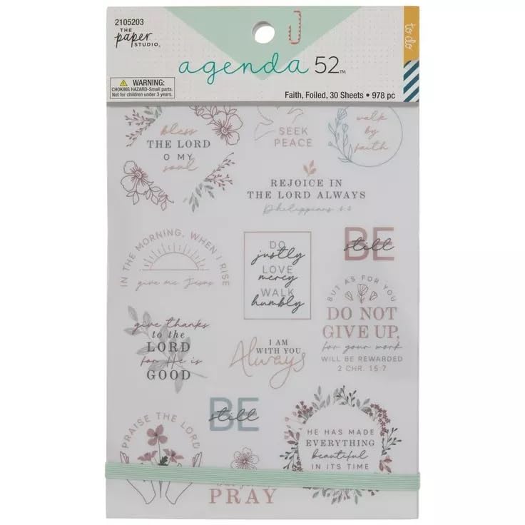 Fournitures de journal et de scrapbooking carnet d'autocollants calendrier de bureau 30