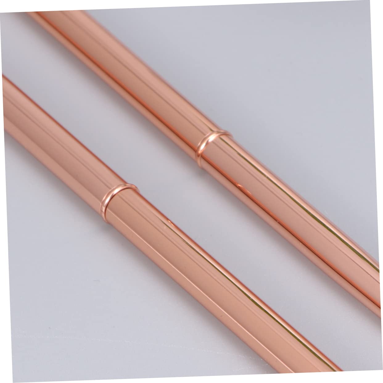 6pezzi Penna Sfera in Metallo Leggero Doppia Testa Rotante e Inchiostro Blu per Materiale Scolastico e Ufficio in Colore Rosa e Durata per Uso Quotidiano