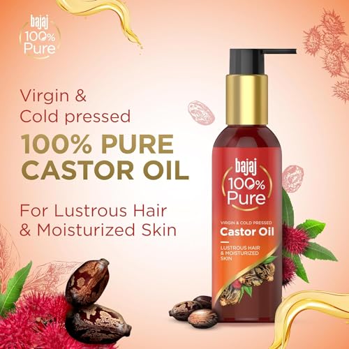 Bajaj 100% Pure Castor Oil 200ml, Pure Hair Oil, Natural Cold-Pressed Castor Oil, No Silicones, Paraben Free, Lead Free - Image 3
