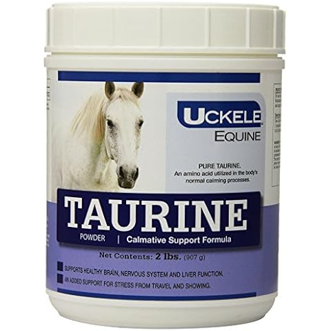 Uckele Taurine Horse Supplement - Calmative Support Formula for Horses - Equine Vitamin & Mineral Supplement - 2 pound (lb) Cover