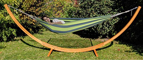 Ledmark Ind. Trekmate Breathable Cotton Fabric Canvas Two Person Double Brazilian Hammock,For Camping, Outdoors Gear, Backpack, Hiking, Hunting,Backyard #TOP2